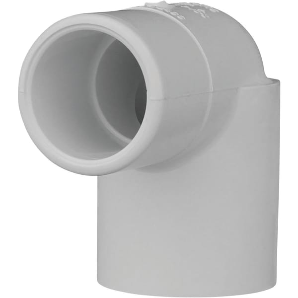 Charlotte Pipe And Foundry 1 In. Slip x Spigot Schedule 40 90 Deg. Street PVC Elbow 1/4 Bend PVC 02304 0800HA - main